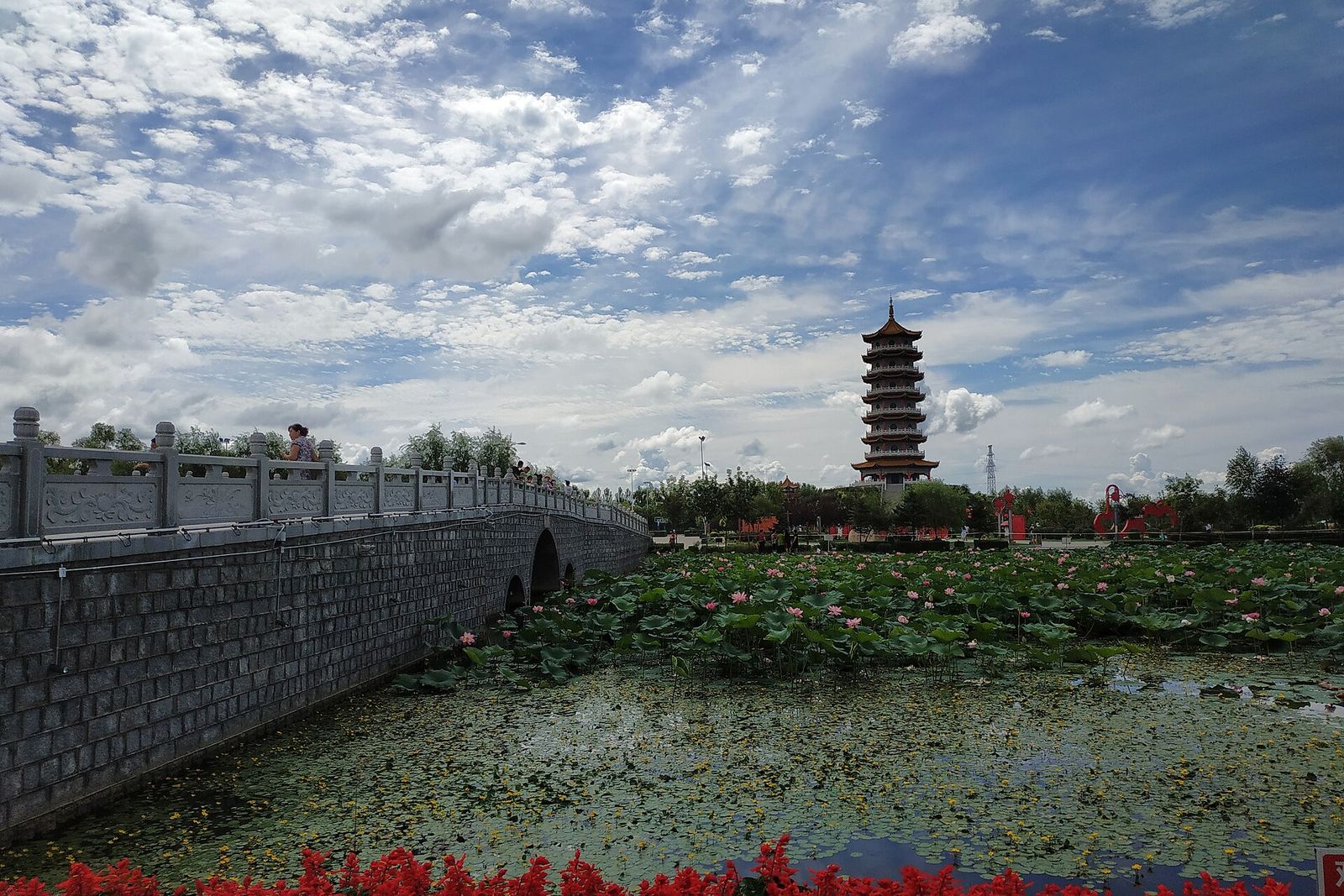 Fengming Park in Tangyuan County, Jiamusi