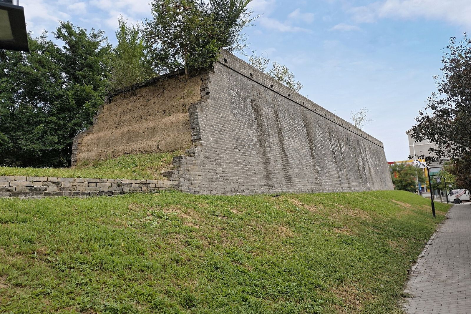 Ruins of the Ming dynasty city wall at Liaoyang