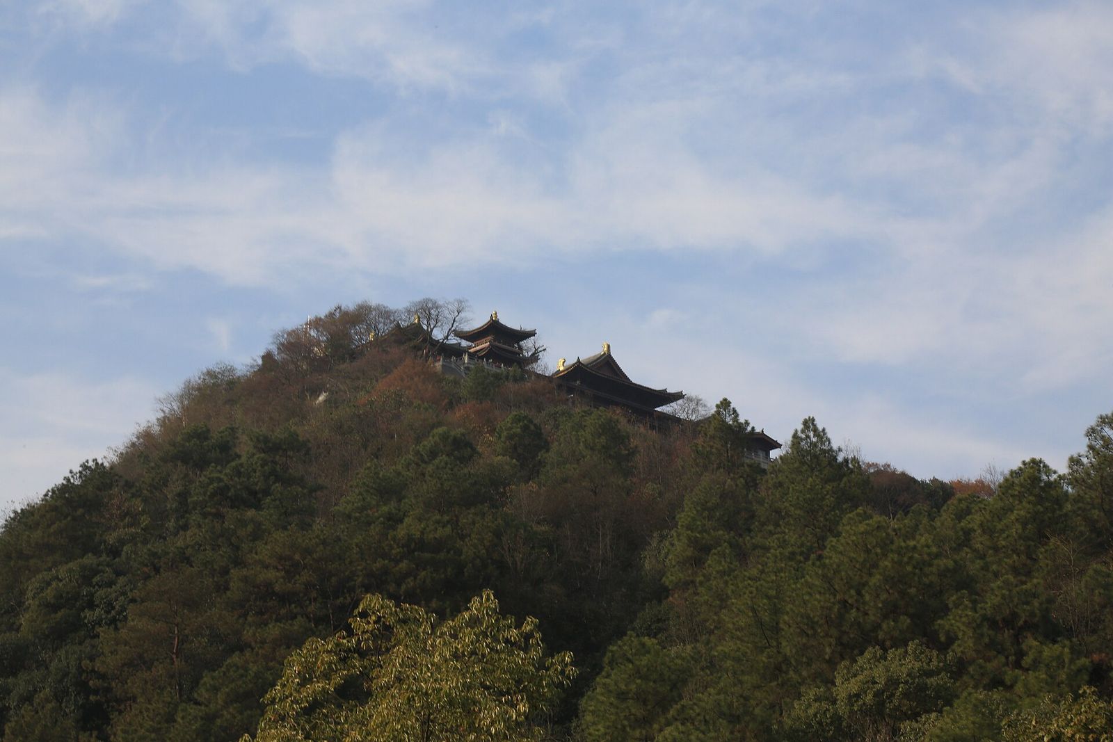 Pavilions on Mount Zhao above Xiangtan