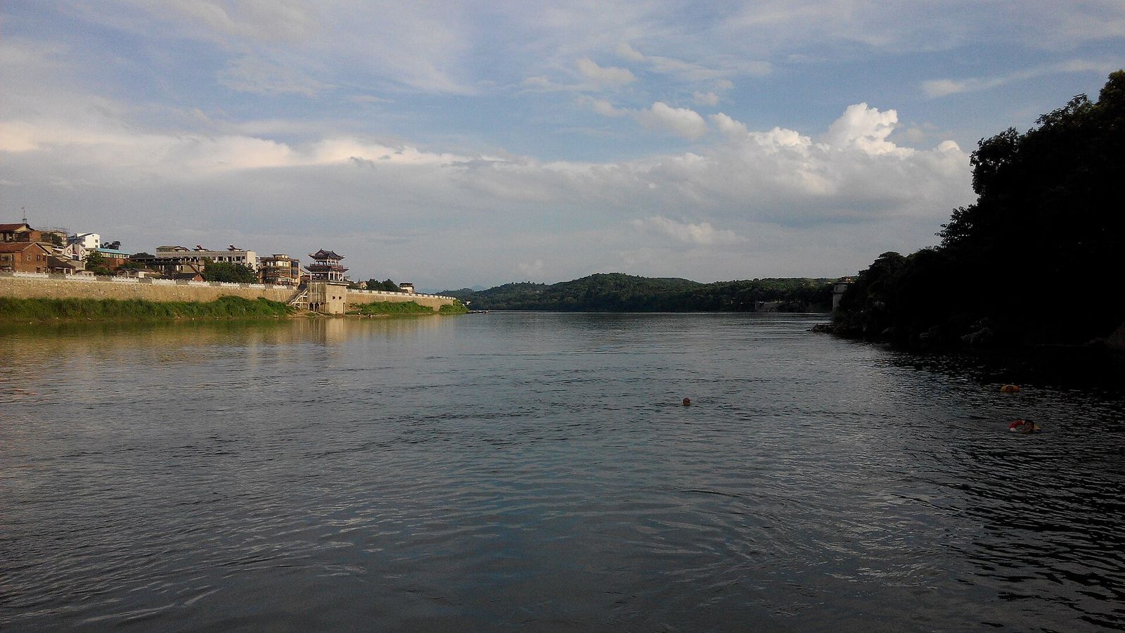 The Xiao River near Liuzi Temple in Yongzhou