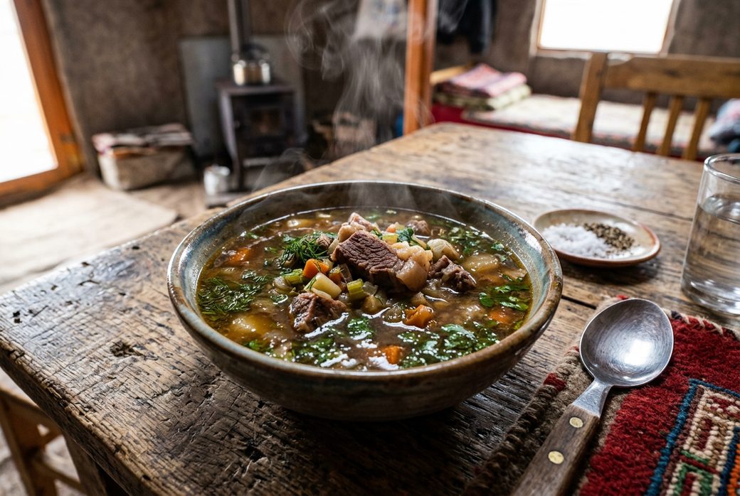 Alxa Bactrian camel meat stew Inner Mongolia desert nomadic cuisine rare delicacy