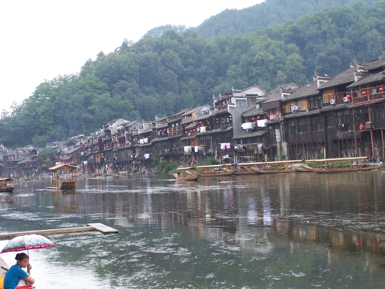The Tuo River and the Stilt Houses, Fenghuang