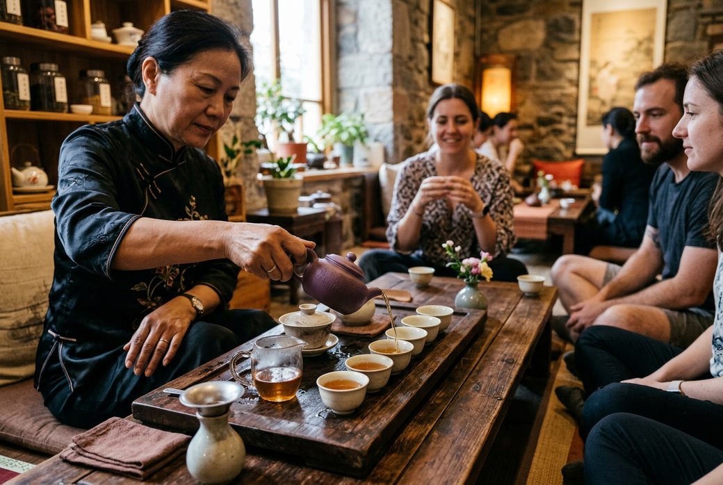 Chaoshan Gongfu tea culture experience tea house learning brewing etiquette small cup oolong Chaoshan slow life philosophy