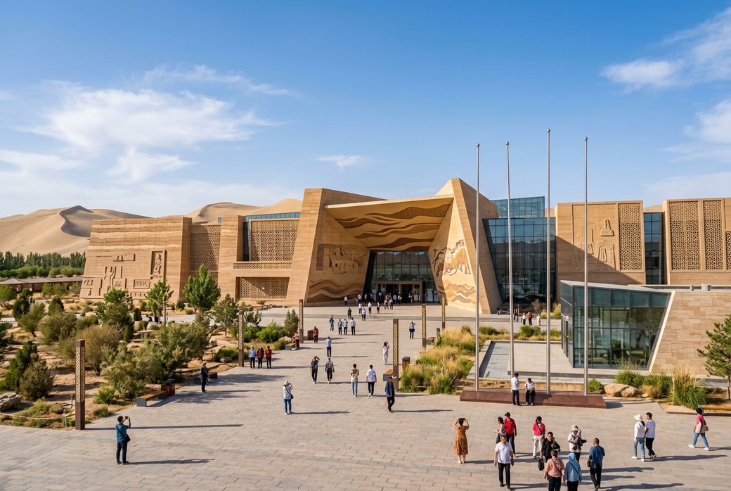 Exterior of Dunhuang Museum