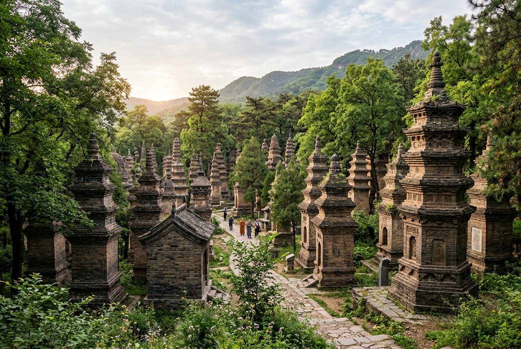 Pagoda Forest behind Shaolin Temple