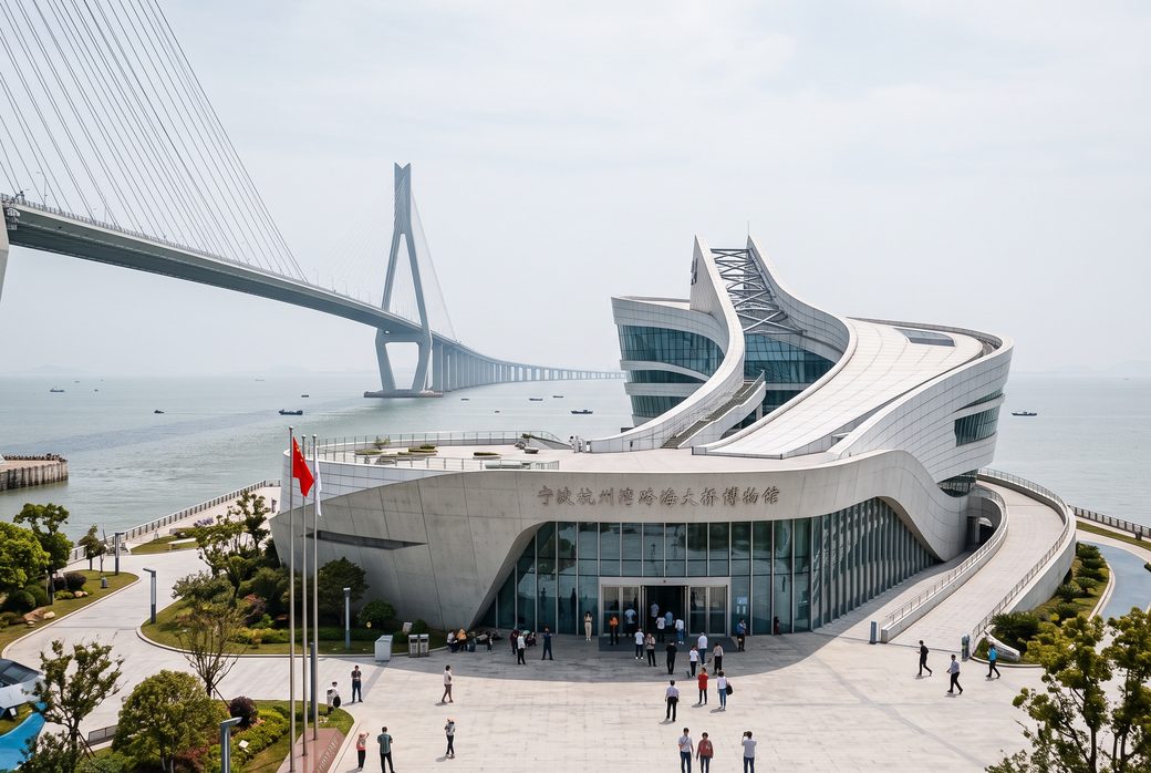 Cross-Sea Bridge Museum, Museum