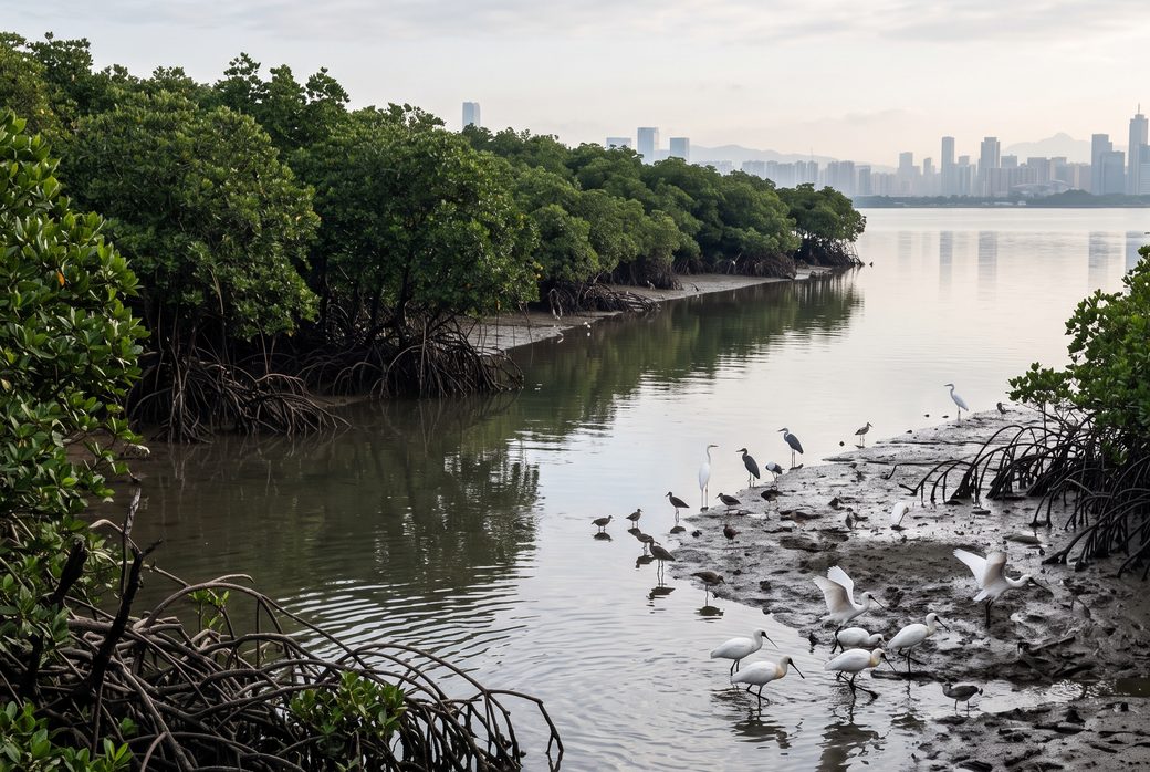 Futian Mangrove Bird Reserve, Mangrove