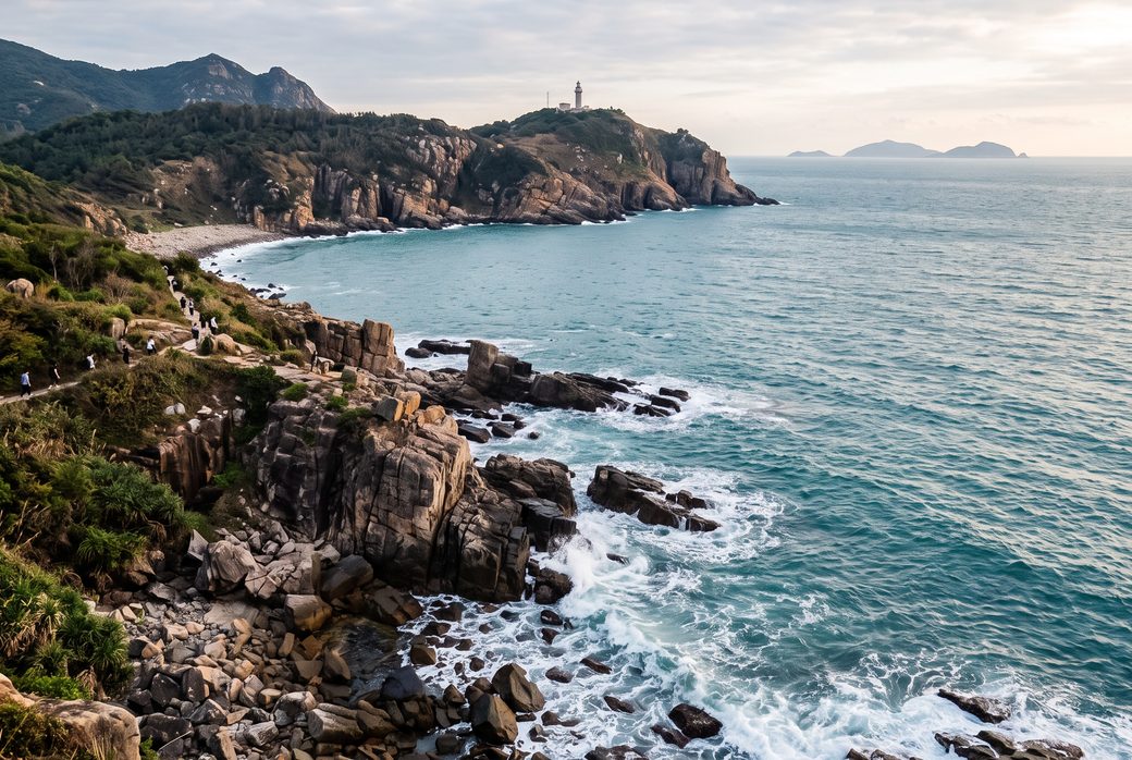 Zhelang Cape, Coast