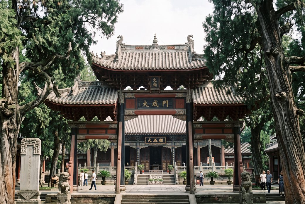 Zizhong Confucian Temple, Confucian Temple