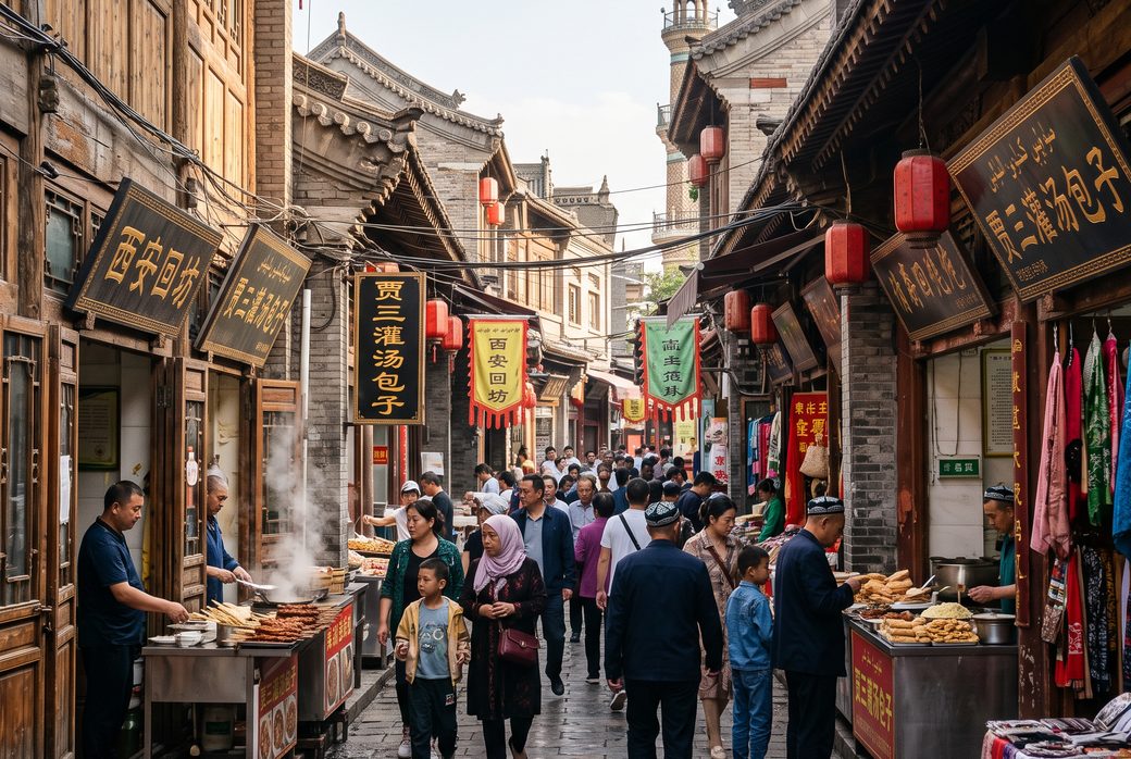 Xi'an Muslim Quarter, Historic Neighborhood