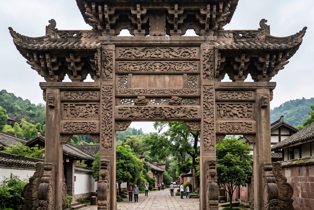 Longchang Stone Archways, Memorial Archway
