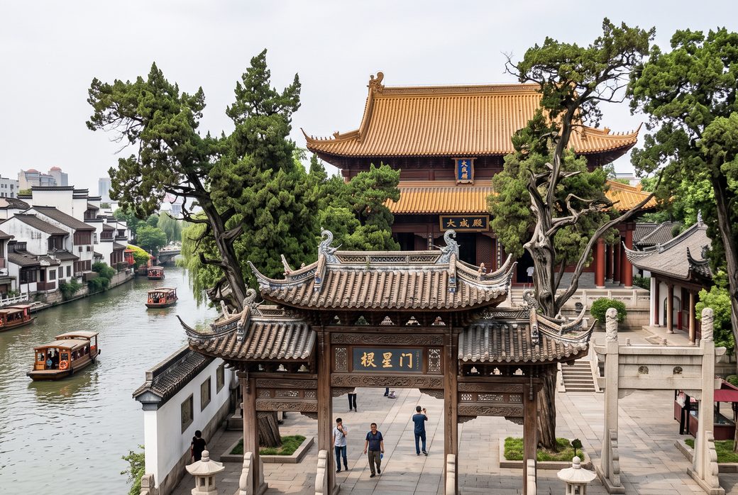 Confucius Temple and Qinhuai Riverside, Confucian Temple