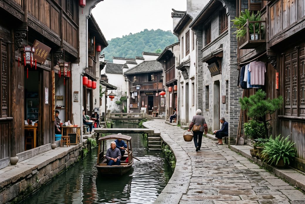 Longmen Ancient Town, Ancient Town