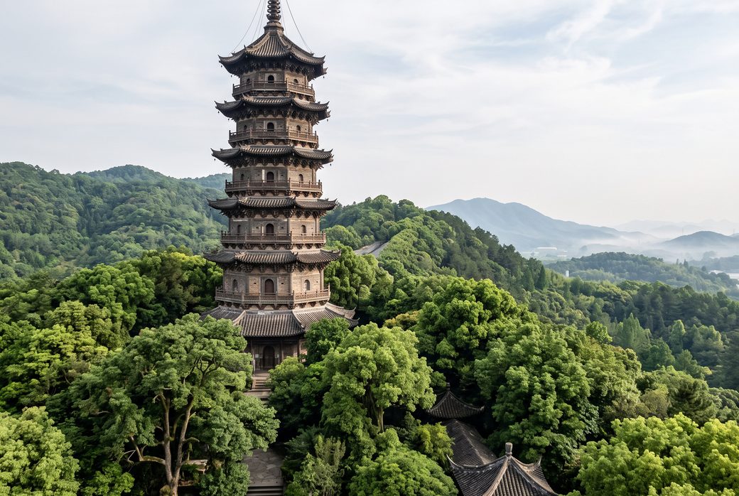 Zhan'ao Pagoda, Pagoda