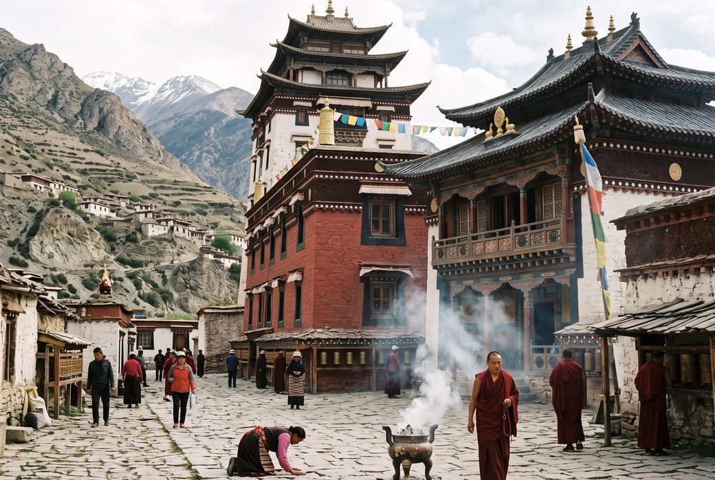 Sekhar Guthok, Buddhist Temple