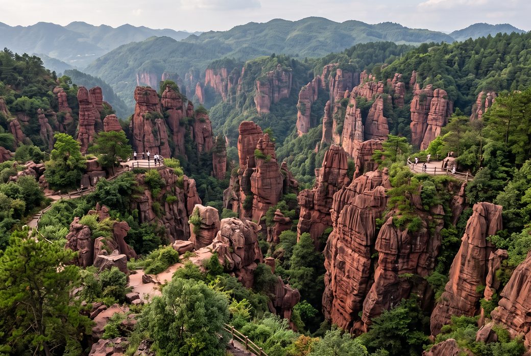 Gujang Red Stone Forest Geopark, Geopark
