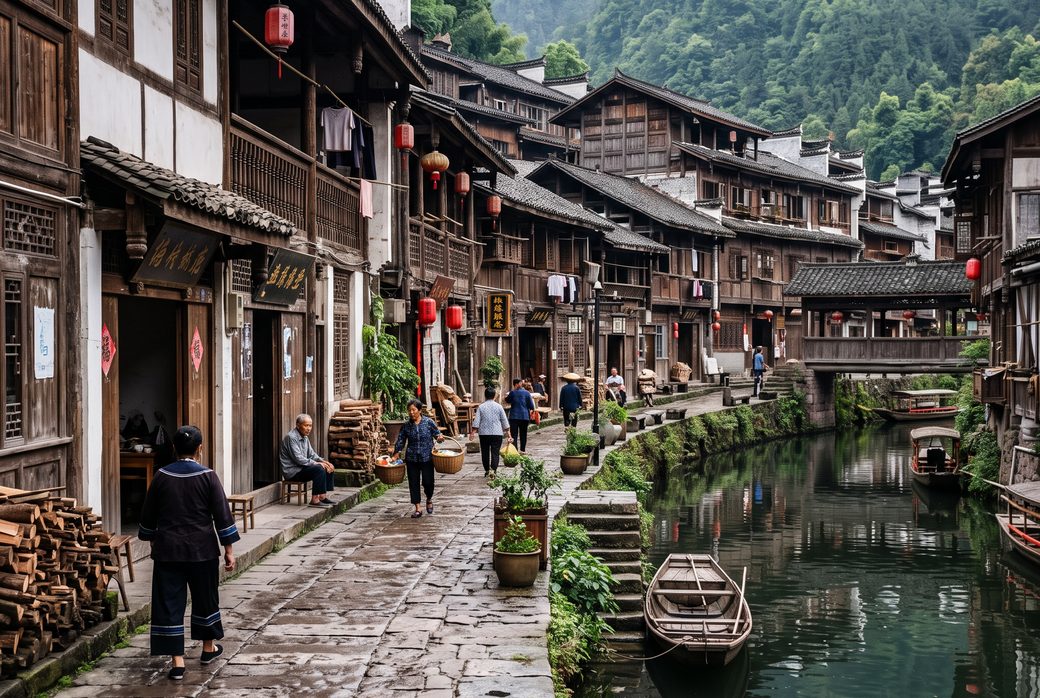Biancheng (Hong'an), Ancient Town