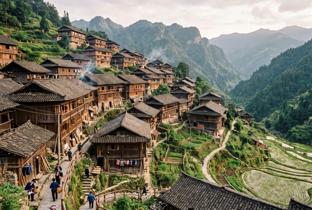 Huxingshan Huayao Area, Ethnic Village