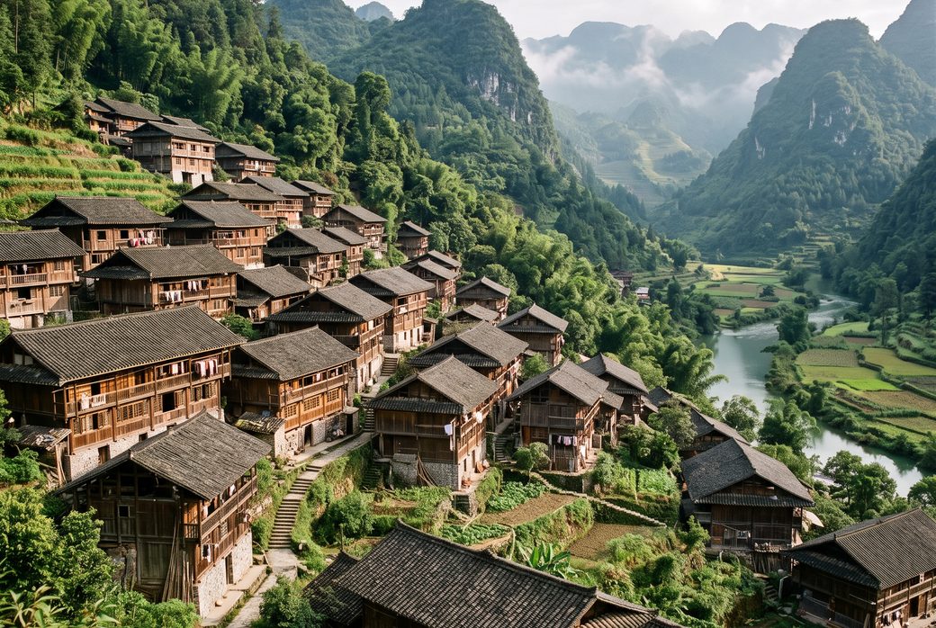 Linxi-Bajiang Scenic Area, Ethnic Village