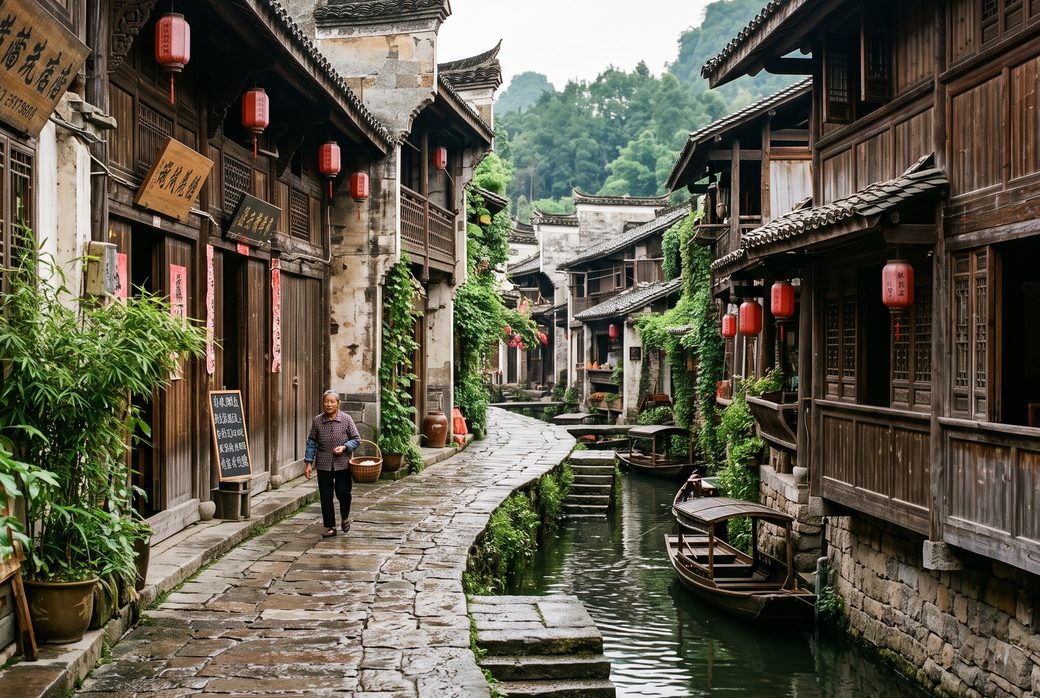 Huangyao Ancient Town, Ancient Town