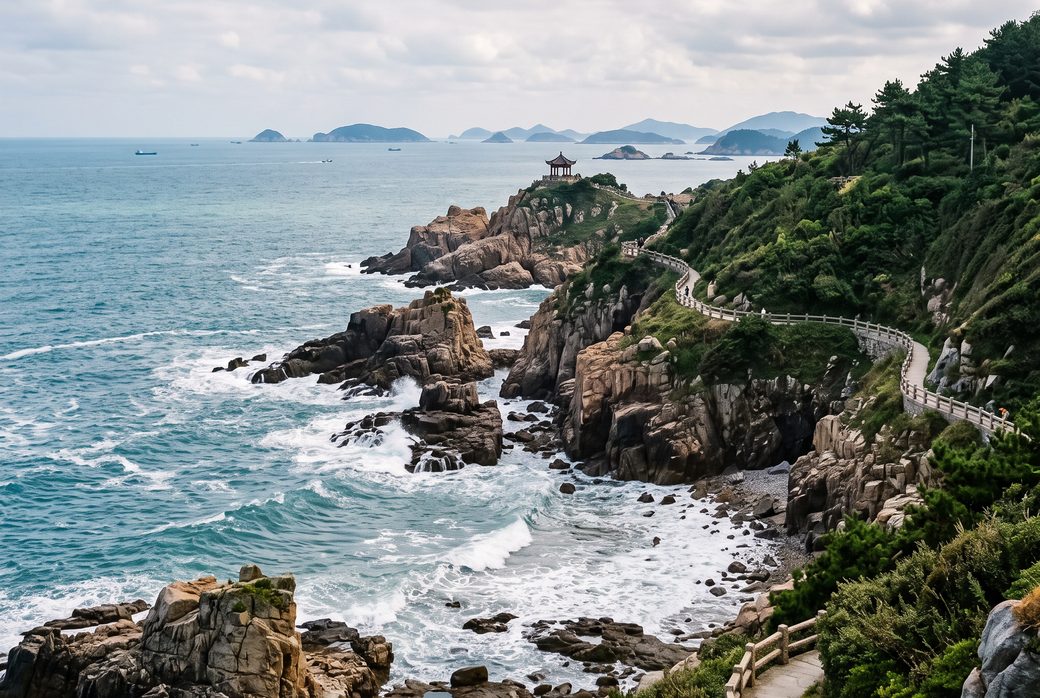Zhujiajian, Island