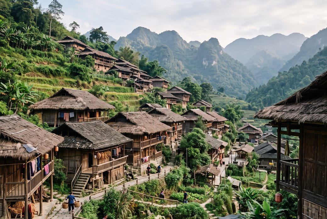Binglanggu Li and Miao Cultural Village, Ethnic Village