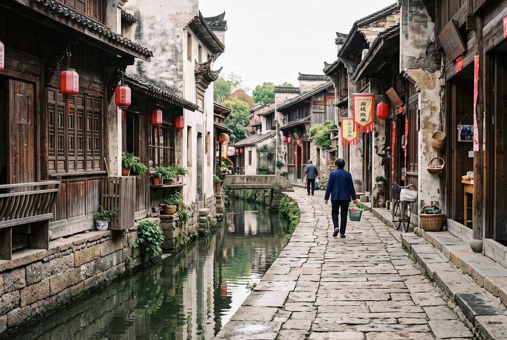 Xuwan Ancient Town, Ancient Town