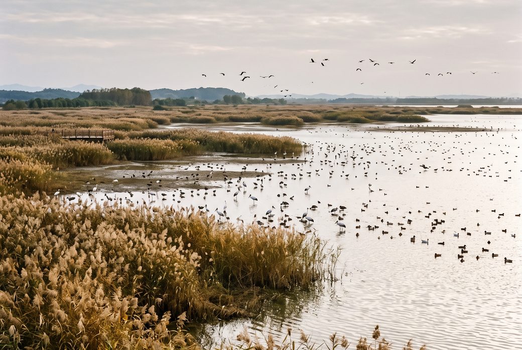 Poyang Lake Nature Reserve, Wetland