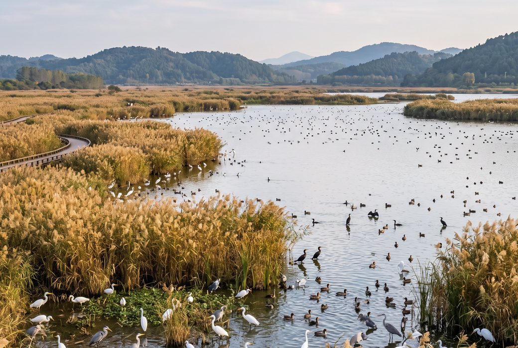 Wanghu Wetland Reserve, Wetland