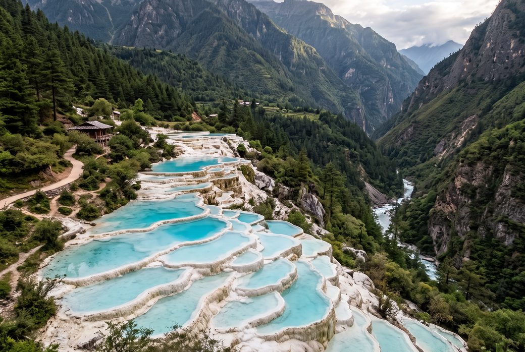 Baishuitai Terraces, Geopark