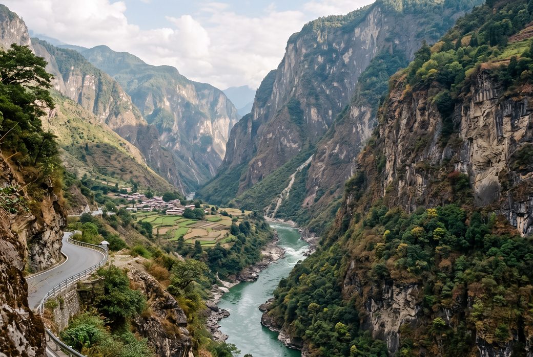 Nujiang Grand Canyon, Canyon