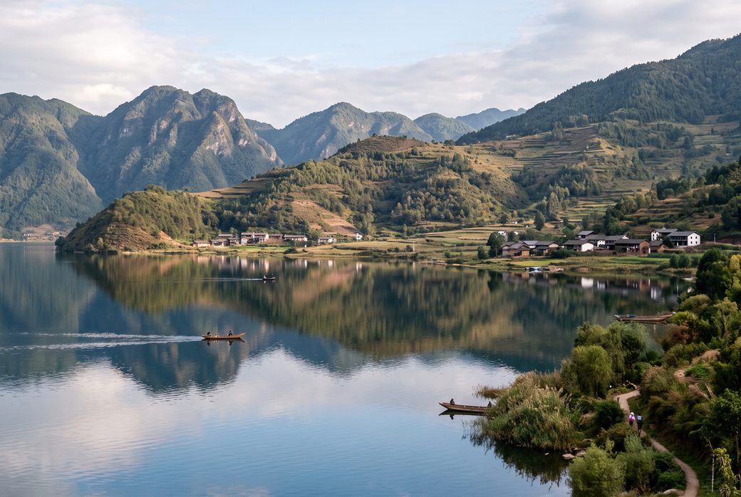 Chenghai Lake, Lake