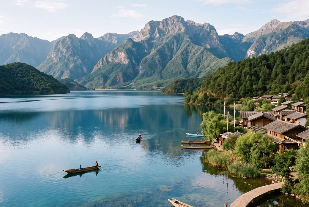 Lugu Lake (Yunnan), Alpine Lake