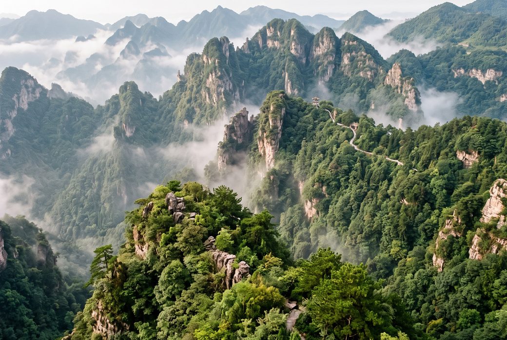 Dahongzhai Scenic Area, Mountain