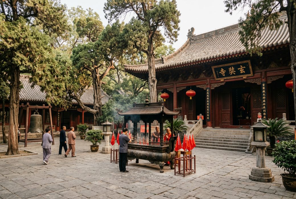 Xuanzang Temple, Buddhist Temple