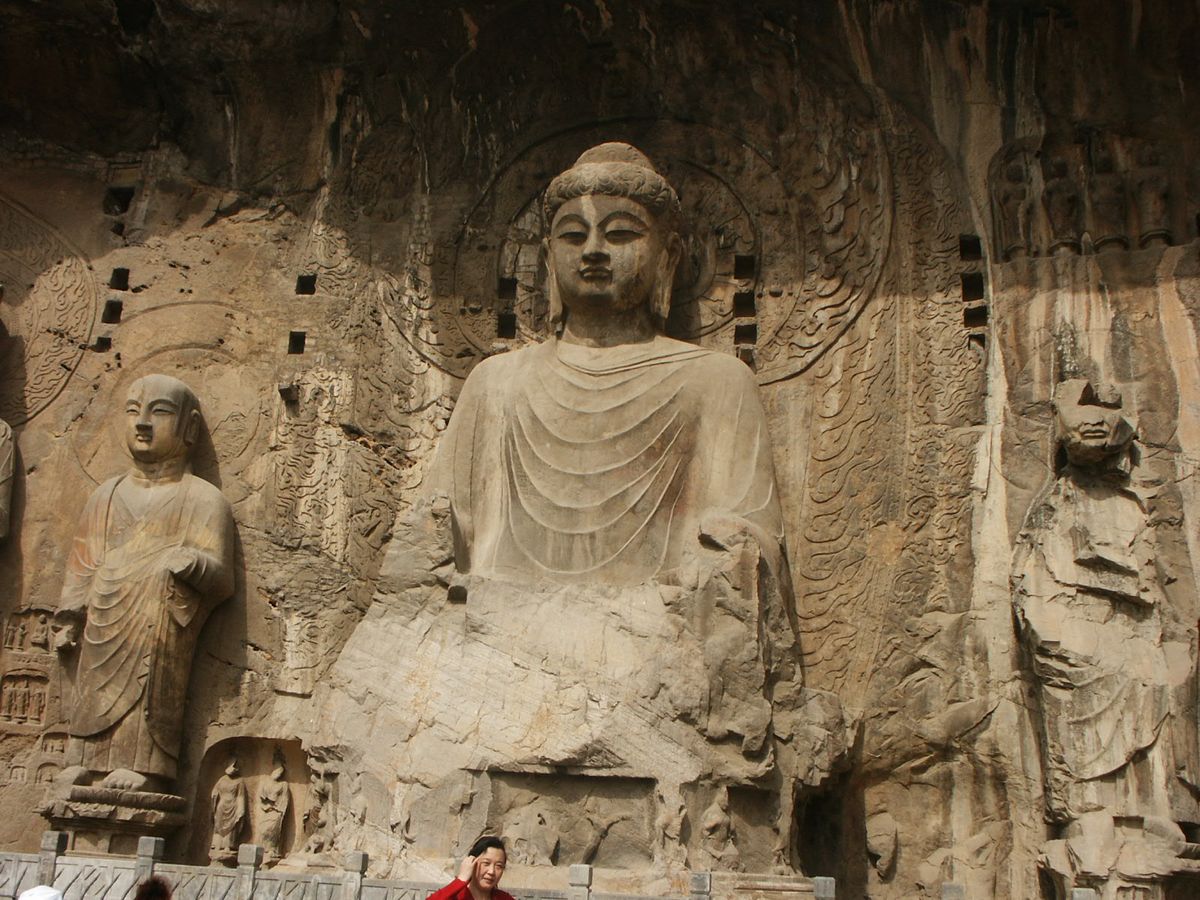 The Vairocana Buddha at the Longmen Grottoes