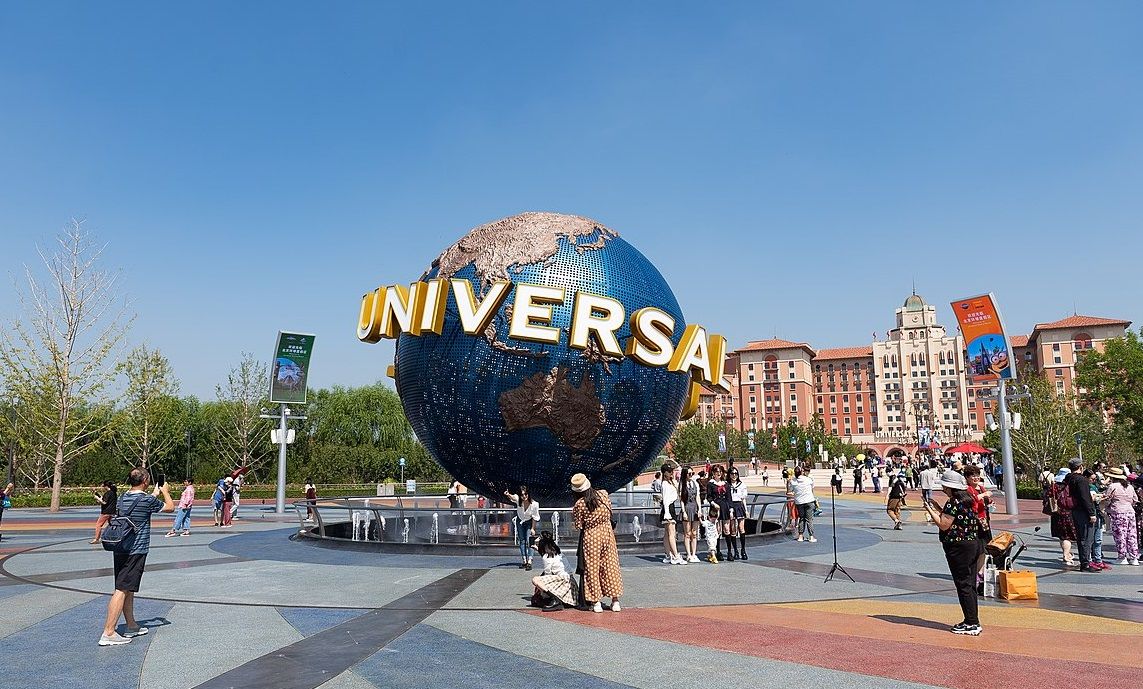 Universal Beijing Resort, the globe square